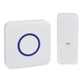 Campanello wireless a batteria 3xAAA/1x3V IP56 bianco