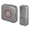 Campanello wireless a spina GoSmart 230V + 1xCR2032 grigio Wi-Fi