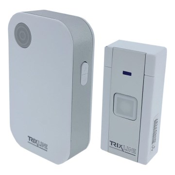 Campanello wireless BELL 1x23A + 3xAAA bianco