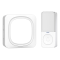 Campanello wireless con illuminazione a LED 230V/1xCR2032 IP56 bianco
