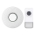 Campanello wireless con spina integrata 230V/1xA23 IP55 bianco