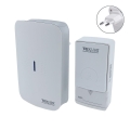 Campanello wireless con spina integrata PIEZO BELL 230V + 1x23A IP40 bianco
