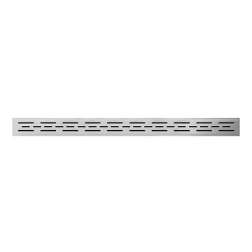 Canale di scarico 100 cm in acciaio inox/argento