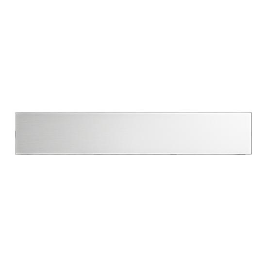 Canalina di scarico 49,5x2,3 cm in acciaio inossidabile/argento