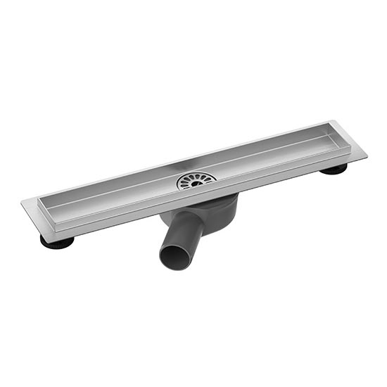 Canalina di scarico 54x8,1 cm argento/grigio