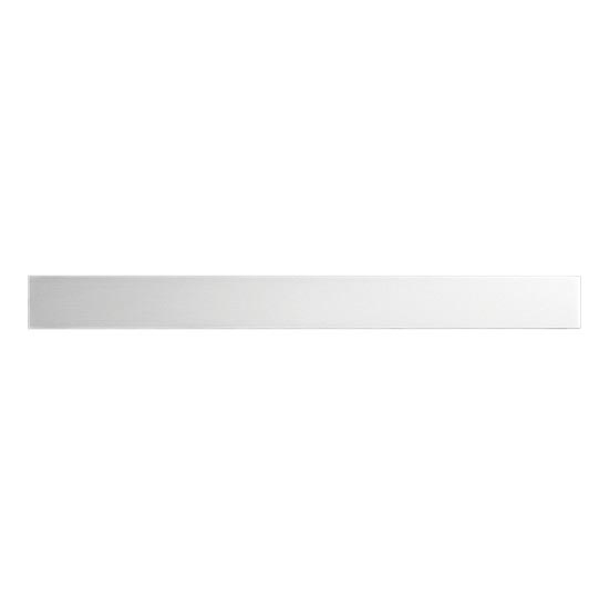 Canalina di scarico 59,5x2,3 cm in acciaio inox/argento