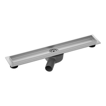 Canalina di scarico 64x8,1 cm argento/grigio