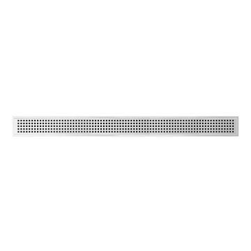 Canalina di scarico 79,3x1,8 cm in acciaio inossidabile/argento