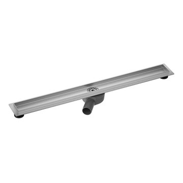 Canalina di scarico per doccia 94x8,1 cm argento/grigio