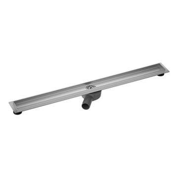 Canalina doccia 104 x 8,1 cm, argento/grigio