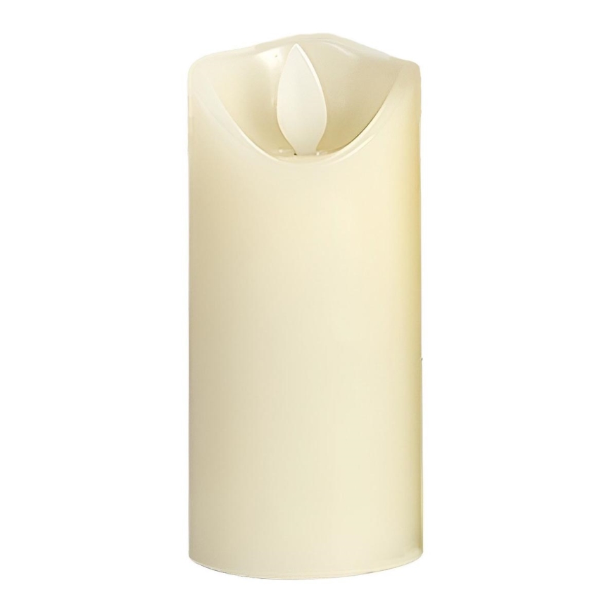 Candela LED/2xAA bianco caldo 12,5 cm