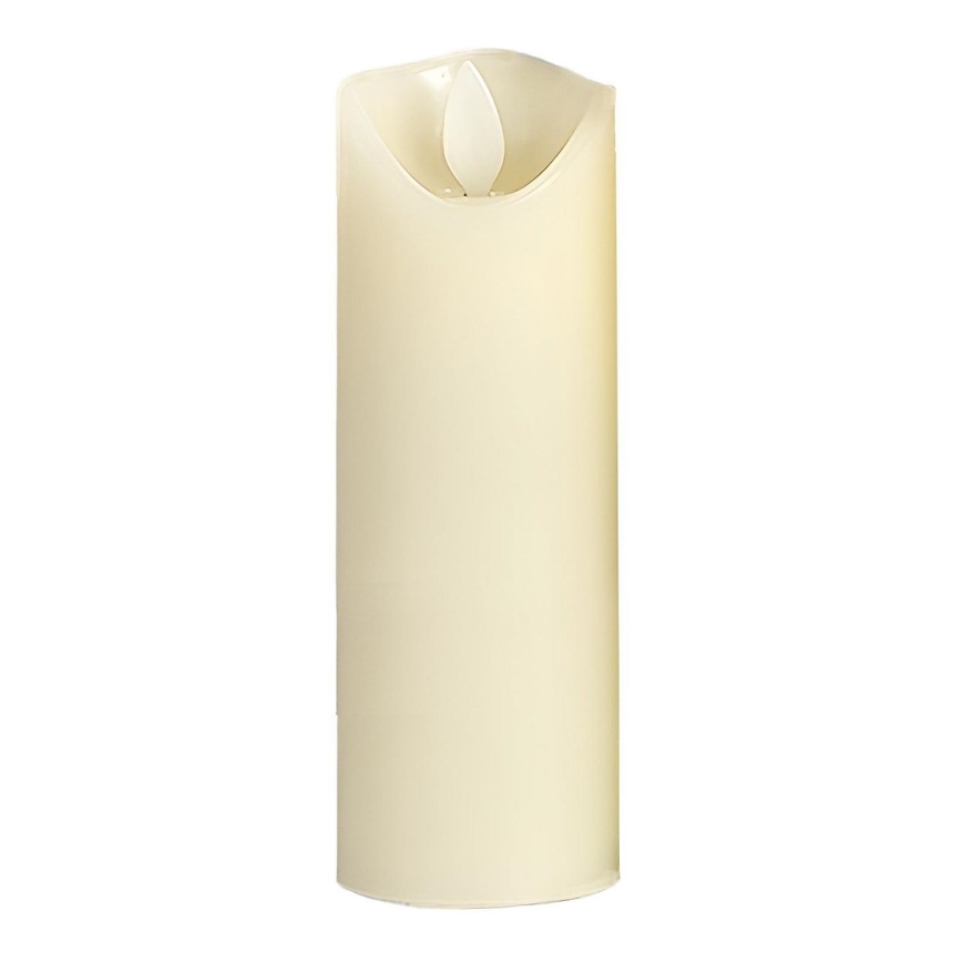 Candela LED/2xAA bianco caldo 17,5 cm