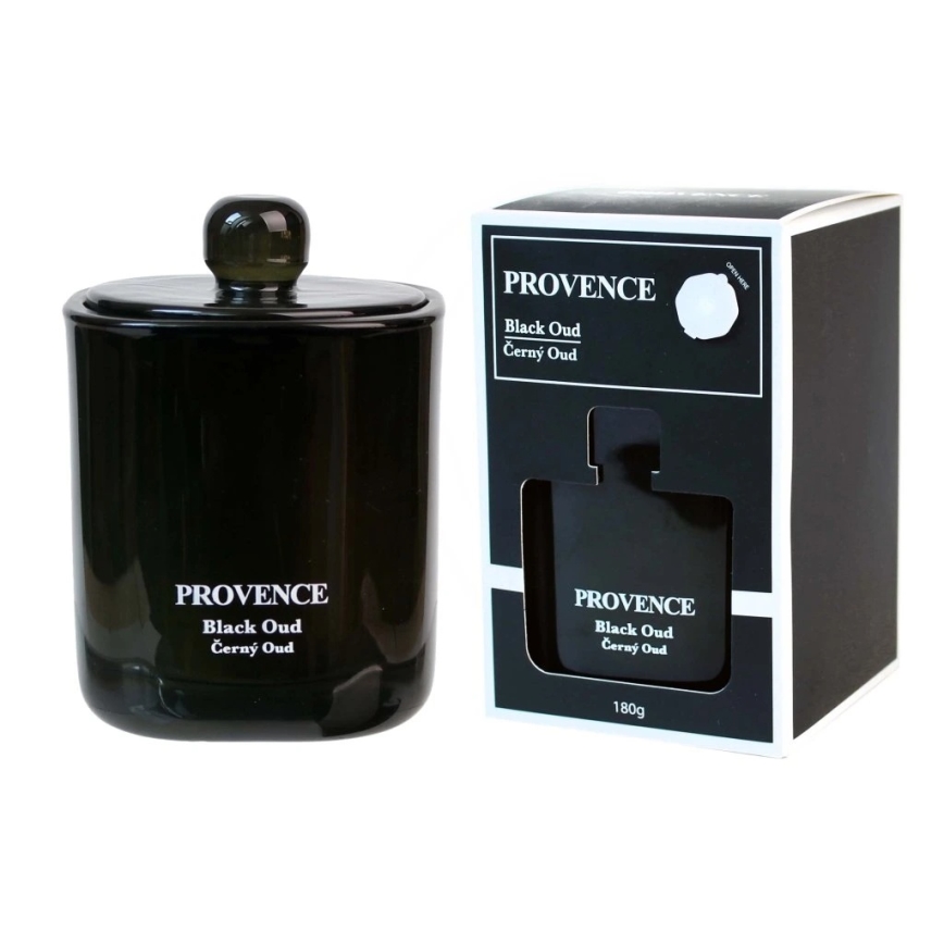 Candela profumata BLACK OUD 180 g 25 ore.
