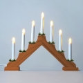 Candeliere natalizio LED FILAMENT 7xLED/0,2W/230V legno
