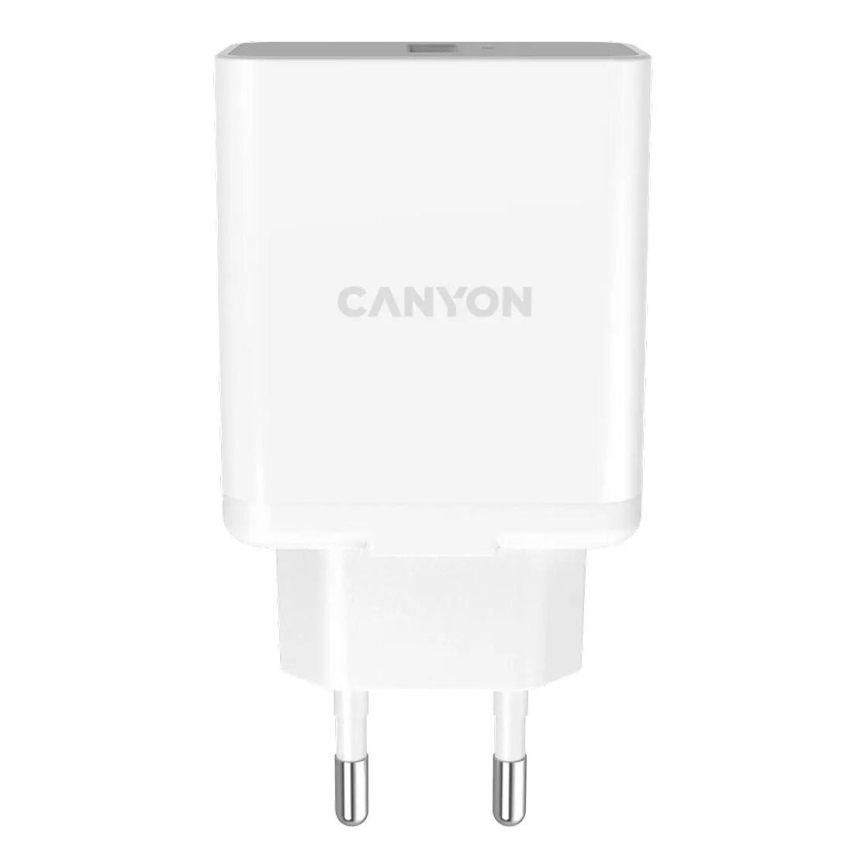 Canyon - Adattatore di ricarica 1xUSB/230V