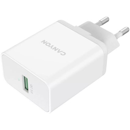 Canyon - Adattatore di ricarica 1xUSB/230V