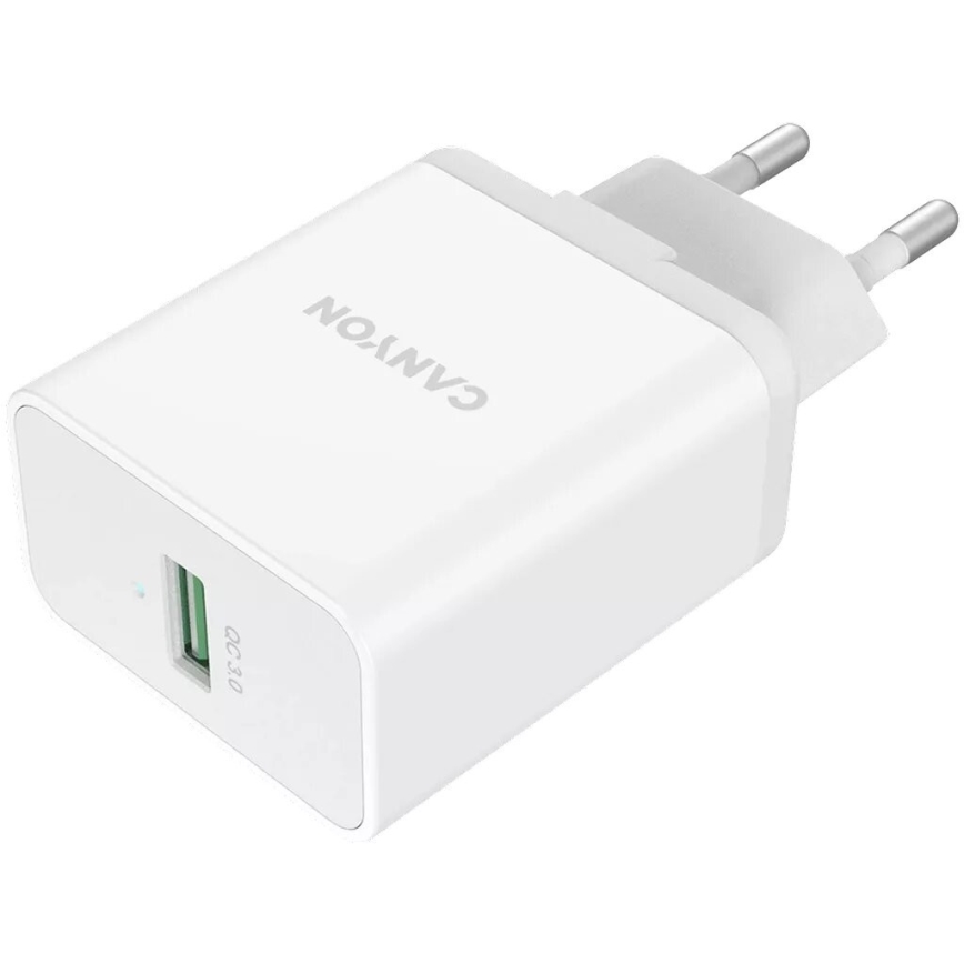 Canyon - Adattatore di ricarica 1xUSB/230V