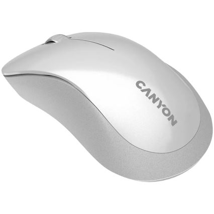 Canyon - Mouse ottico wireless con sensore Pixart MW 1200 DPI 2xAAA bianco