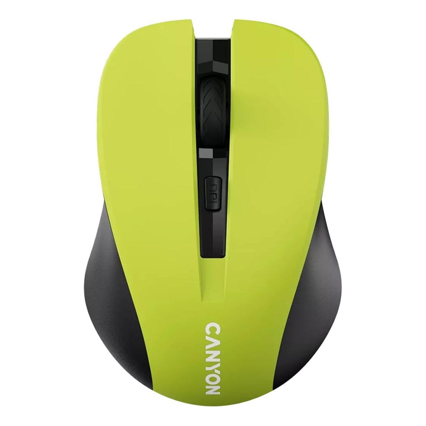 Canyon - Mouse senza fili 800/1000/1200 DPI 2xAAA giallo