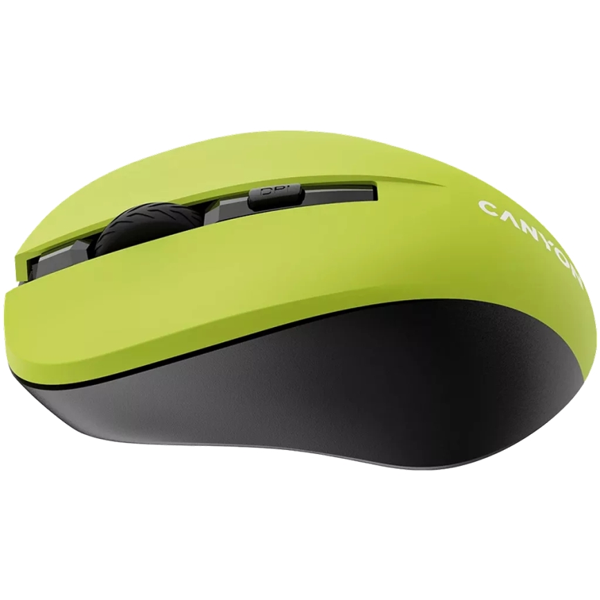 Canyon - Mouse senza fili 800/1000/1200 DPI 2xAAA giallo