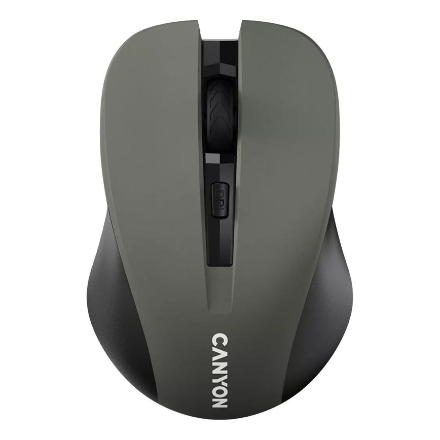 Canyon - Mouse senza fili 800/1000/1200 DPI 2xAAA grigio