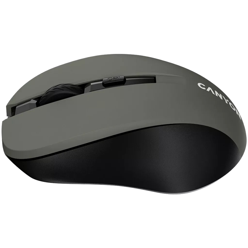 Canyon - Mouse senza fili 800/1000/1200 DPI 2xAAA grigio