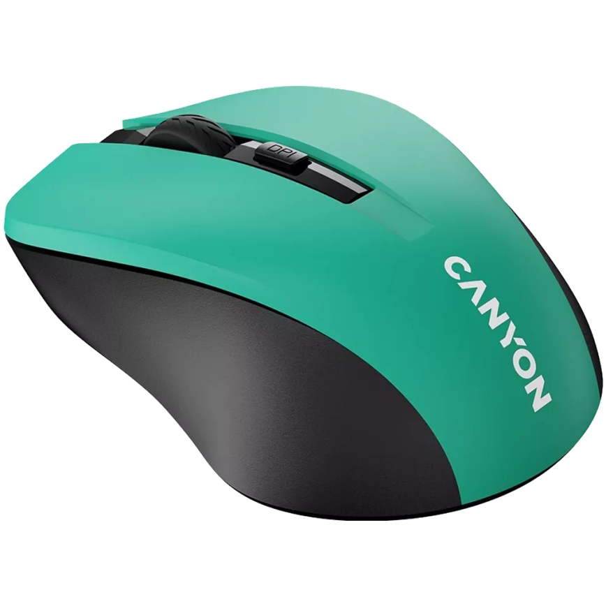 Canyon - Mouse senza fili 800/1000/1200 DPI 2xAAA verde