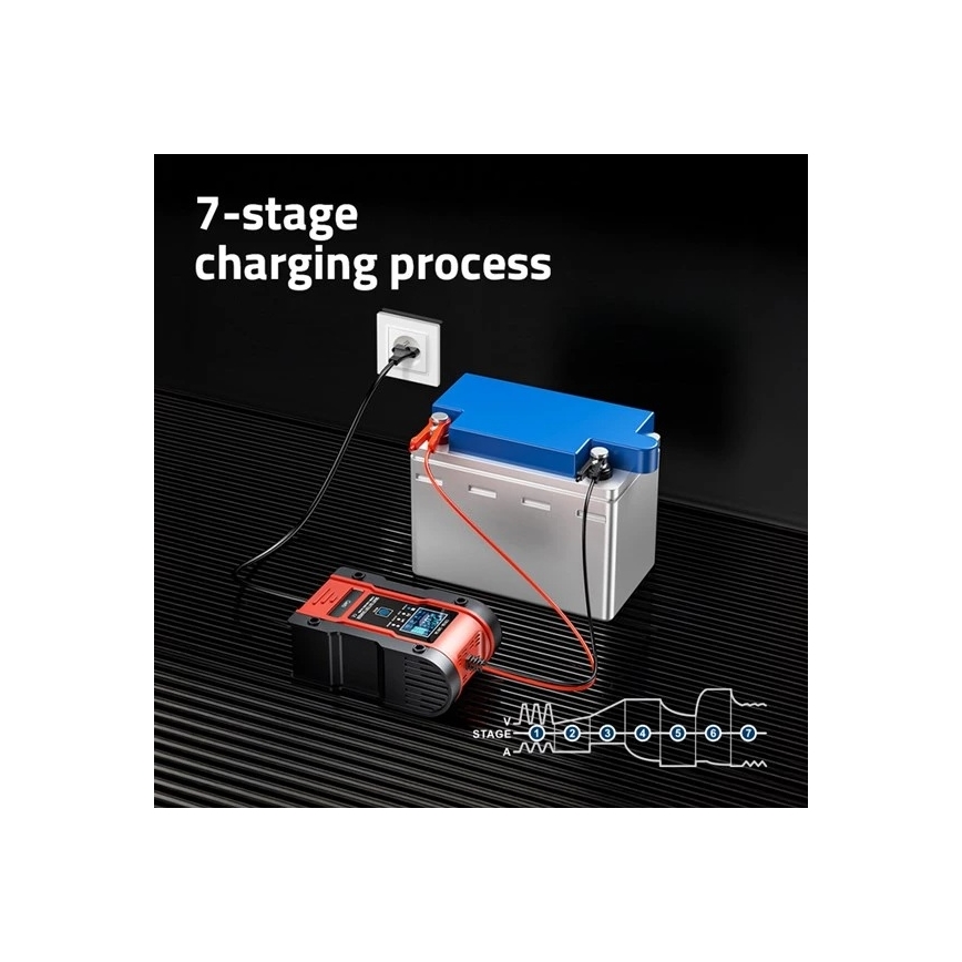 Caricabatteria per accumulatori 110W/230V