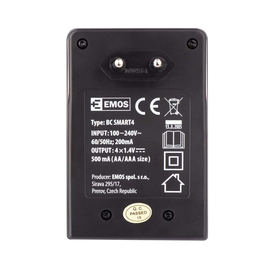 Caricabatterie SMART4 AAA/AA 230V