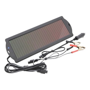 Caricabatterie solare per batterie auto 1,8W/12V