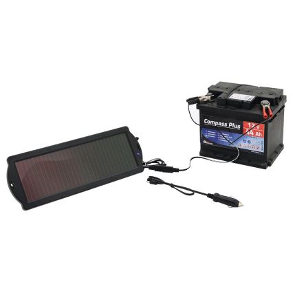 Caricabatterie solare per batterie auto 1,8W/12V