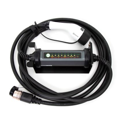 Caricabatterie portatile per veicoli elettrici con 4 adattatori Type 2 32A/480V 22kW 5m IP67