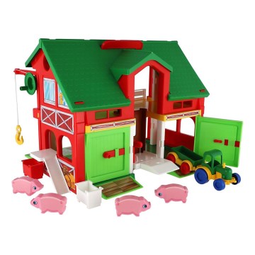 Casetta della fattoria con accessori