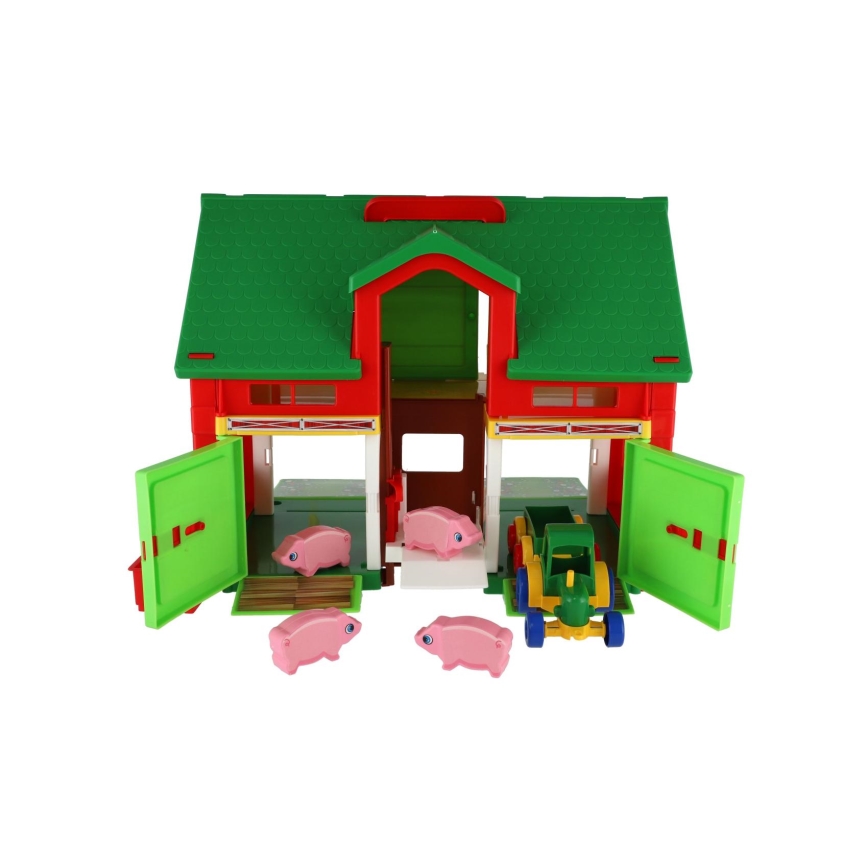 Casetta della fattoria con accessori