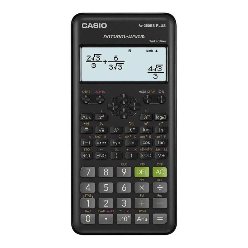 Casio -  Calcolatrice scolastica  1xLR44 nera