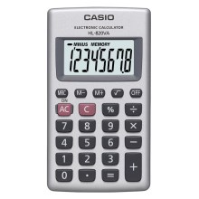 Casio - Calcolatrice tascabile 1xLR54 argento