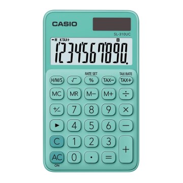 Casio - Calcolatrice tascabile 1xLR54 verde
