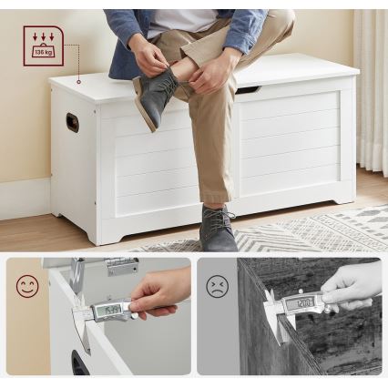 Cassapanca TOVIAN bianca