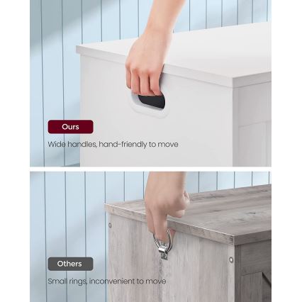 Cassapanca TOVIAN bianca