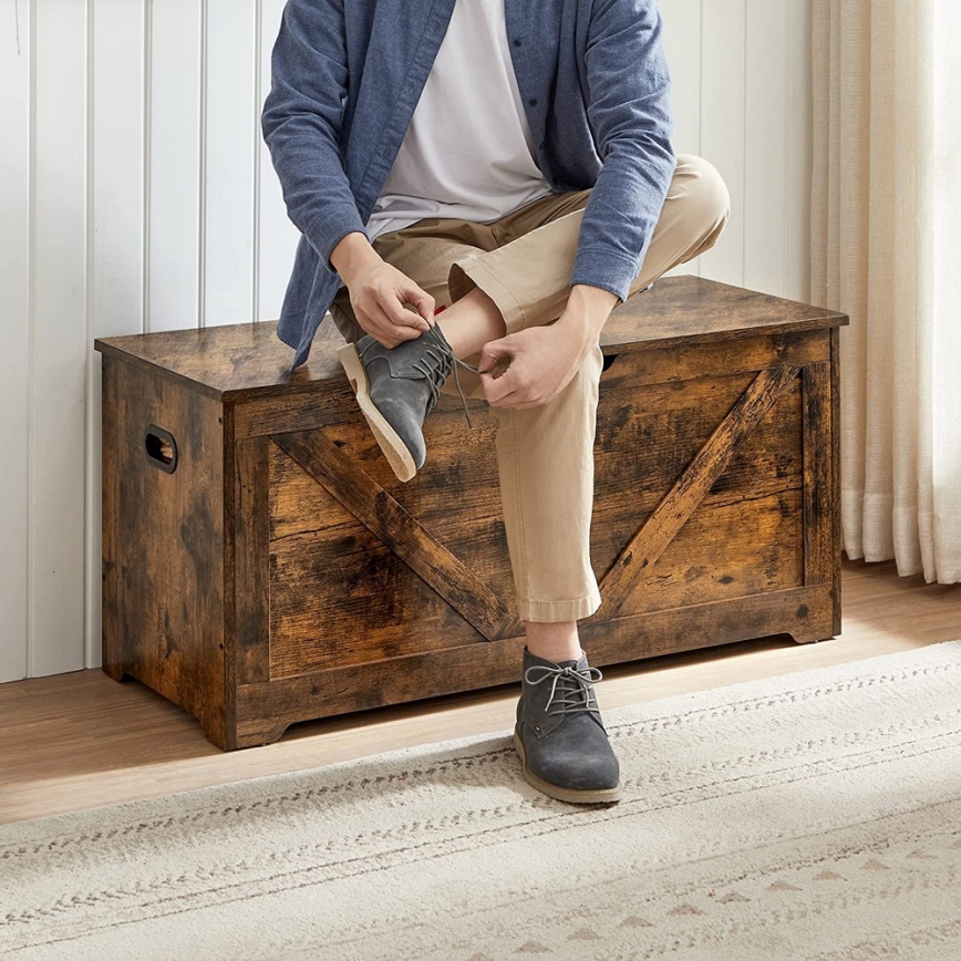 Cassapanca TOVIAN marrone