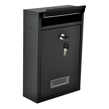 Cassetta postale 21,7x32 cm nera