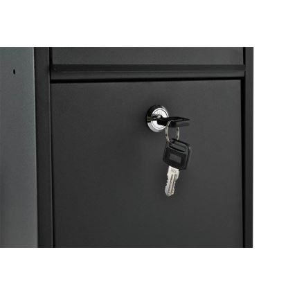 Cassetta postale 21,7x32 cm nera