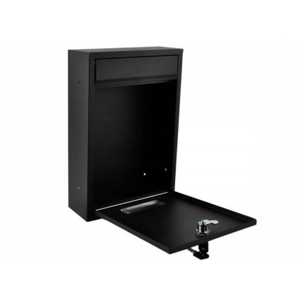 Cassetta postale 21,7x32 cm nera