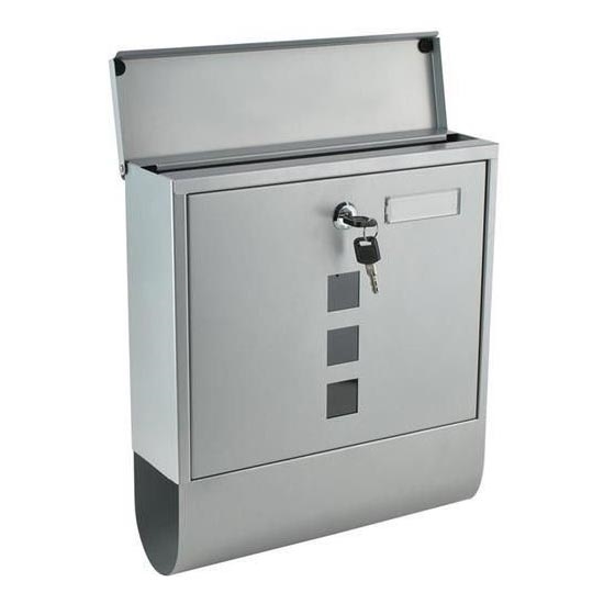 Cassetta postale 34x30,7 cm, argento