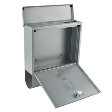 Cassetta postale 34x30,7 cm, argento