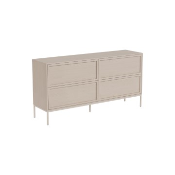 Cassettiera ALIN 157x40 cm taupe