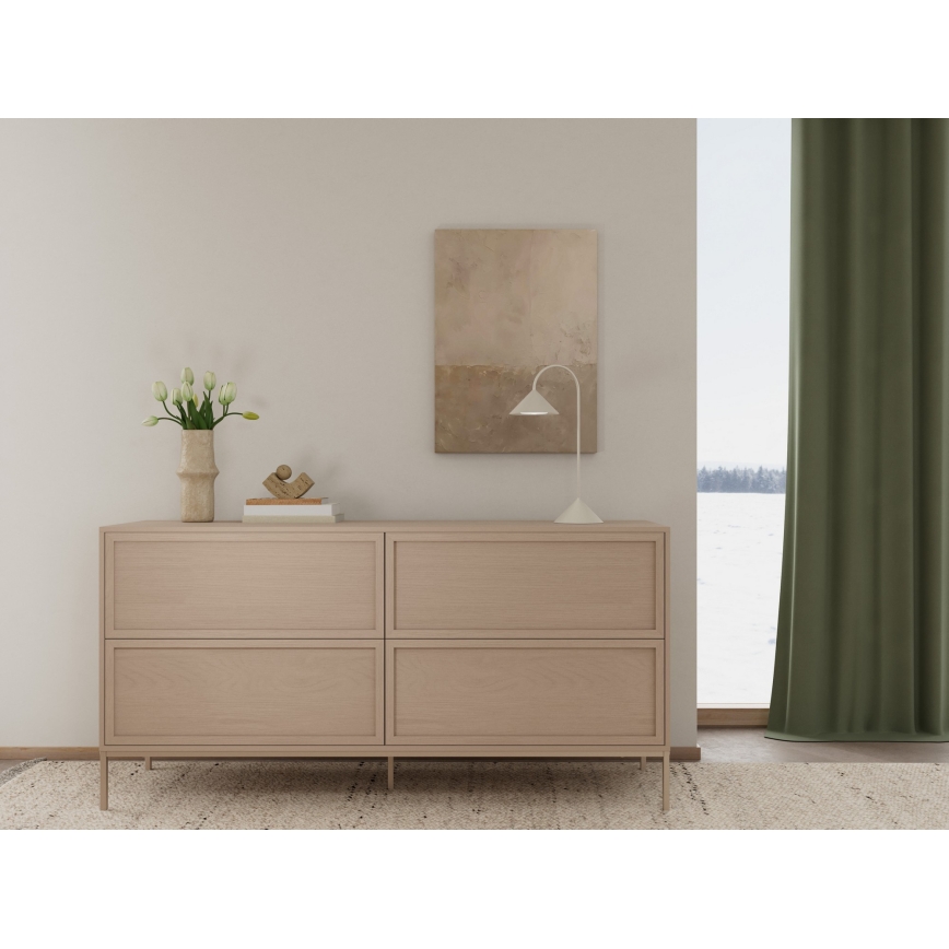 Cassettiera ALIN 157x40 cm taupe