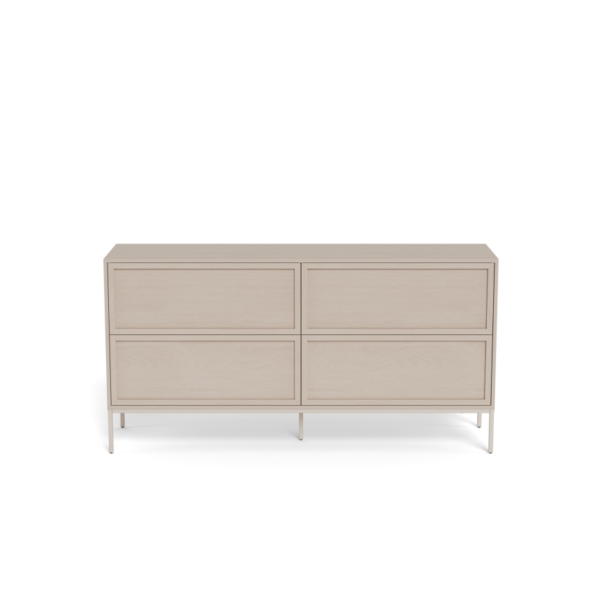 Cassettiera ALIN 157x40 cm taupe