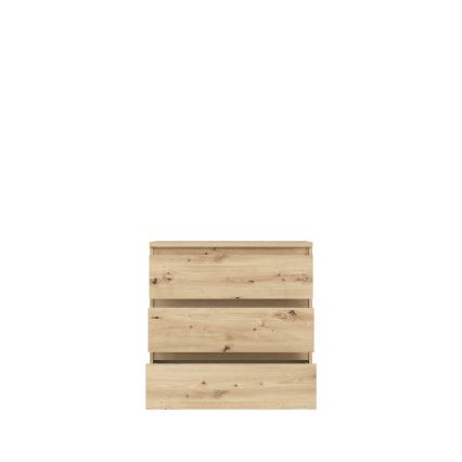 Cassettiera con cassetti MAO in rovere artisan