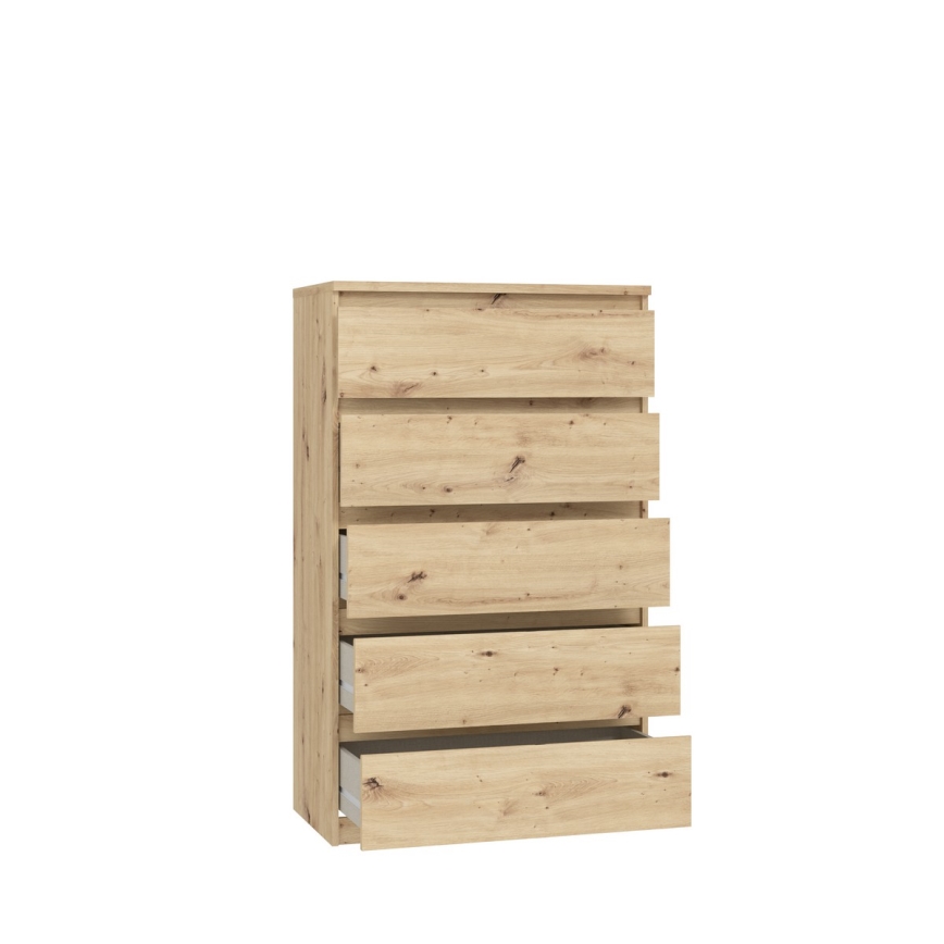 Cassettiera con cassetti MAO in rovere Artisan